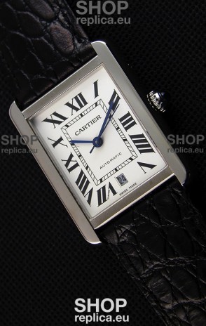 Cartier Tank Solo Swiss Automatic Watch in Steel Strap 31MM Wide 