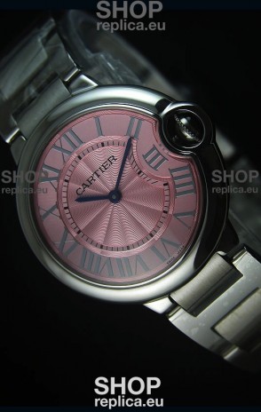 Ballon De Bleu Pink Dial Watch 36MM with Swiss Quartz Movement