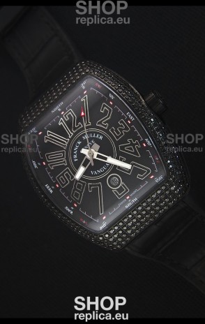 Franck Muller Vanguard Swiss Replica Watch in PVD Coated Case