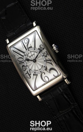 Franck Muller Long Island Ladies Replica Watch in Swiss Quartz Movement Black Strap 