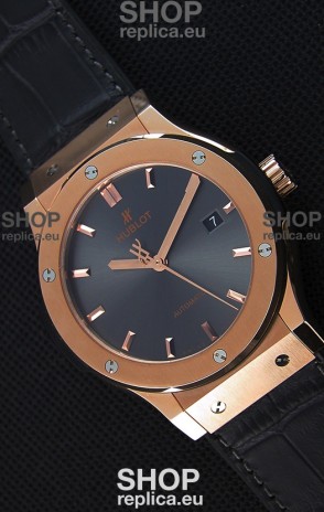 Hublot Classic Fusion Racing Grey King Gold Swiss Replica Watch - 1:1 Mirror Replica