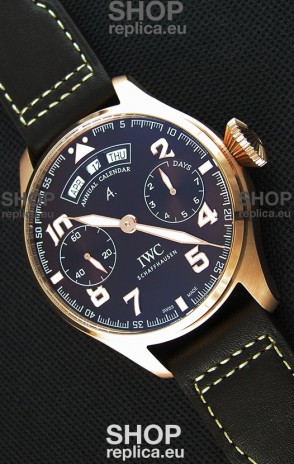 IWC Big Pilot Annual Calender Antoine de Saint Exupéry Brown Dial IW502706 1:1 Mirror Replica