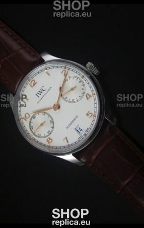 IWC IW500704 Portugieser Swiss 1:1 Mirror Replica Watch White Dial - Updated 2016 Version
