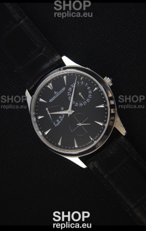 Jaeger-LeCoultre Master Ultra Thin Réserve De Marche Black Dial 1:1 Mirror Replica Watch