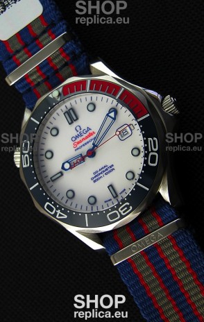 Omega Seamaster Diver 300M 007 Commander's Limited Edition Swiss 1:1 Mirror Replica Watch