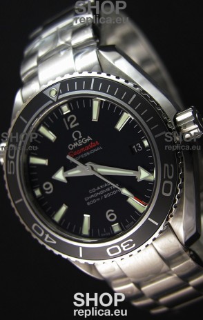 Omega Seamaster Planet Ocean Swiss Black Strap Replica 42MM 1:1 Ultimate Edition Watch 