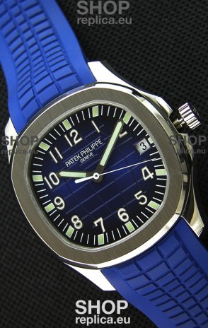Patek Philippe Aquanaut 5168G-001 Swiss Replica Watch Blue Dial - 1:1 Mirror Edition 