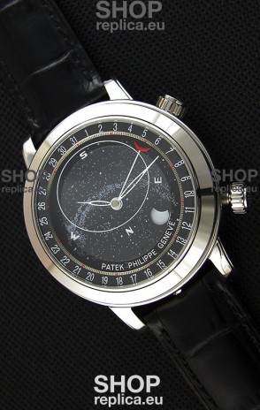 Patek Philippe Grand Complication 6102P Celestial Moon Age Grey Dial Swiss Replica Watch 