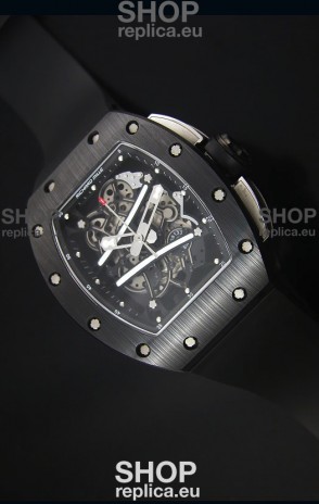 Richard Mille RM061 Ceramic Case Swiss Black Bezel Replica Watch