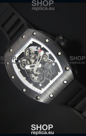 Richard Mille RM055 Ceramic Case Watch in White Inner Bezel