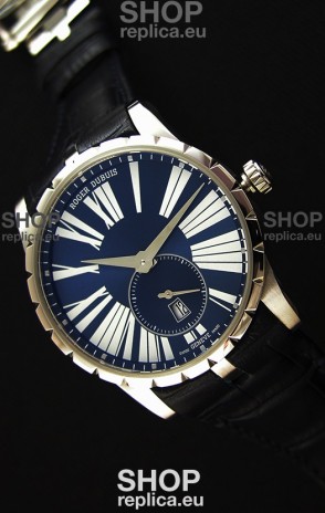 Roger Dubuis Excalibur RDDBEX0378 Steel Blue Swiss Replica Watch 