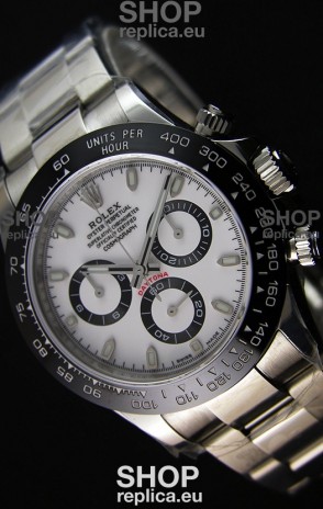 Rolex Cosmograph Daytona 116500LN White Dial Original Cal.4130 Movement - Ultimate 904L Steel Watch 