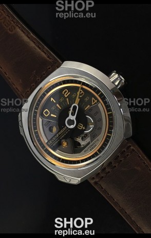SevenFriday V02-01 Miyota 82S7 Movement 1:1 Edition Gold/Brown Dial