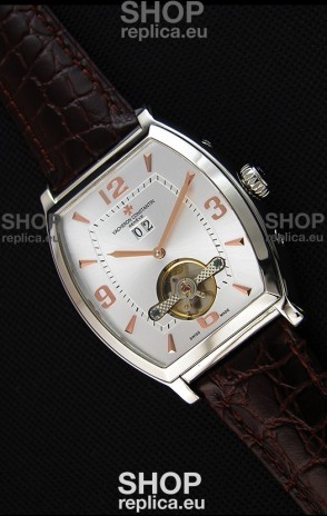 Vacheron Constantin Malte Japanese Tourbillon Replica Watch White Steel Dial
