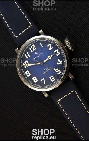 Zenith Pilot Type 20 Extra Special Blue Dial Swiss Replica Watch 40MM