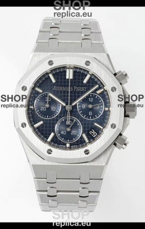 Audemars Piguet Super Clone Royal Oak Chronograph 26240 - 904L Steel in Blue Dial 41MM