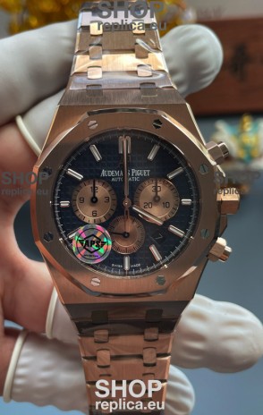 Audemars Piguet Super Clone Royal Oak Chronograph 26331OR Blue Dial Watch 