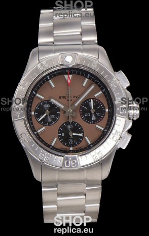 Breitling Super Clone Avenger B01 Chronograph Brown Dial Watch 