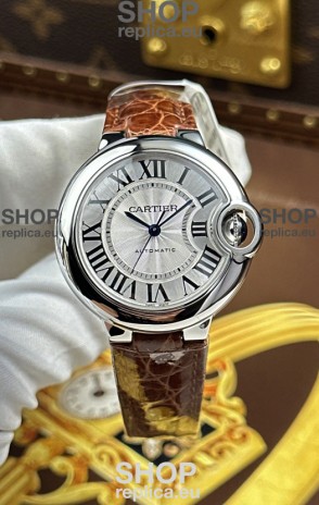 Ballon De Cartier Swiss Automatic 1:1 Mirror Quality 33MM in White Dial 