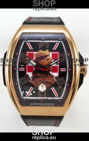 Franck Muller Vanguard Skenderbeu Croatia Rose Gold Swiss Replica Watch 