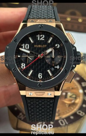 Hublot Big Bang Super Clone 20th Anniversary Titanium Rose Gold Casing Replica Watch 
