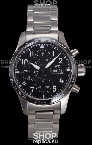IWC Pilot's IW388305 Super Clone Chronograph 41 Mercedes-AMG Steel Watch