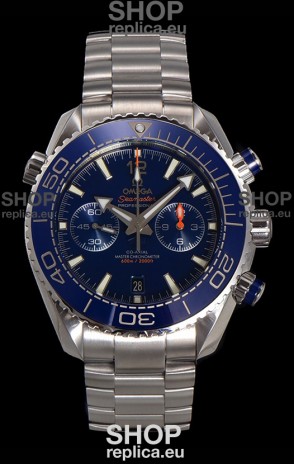 Omega Super Clone Planet Ocean 600M Chronograph 904L Steel Replica Watch 
