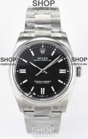 Rolex Oyster Perpetual Super Clone REF#126000 36MM Black Dial Swiss Replica