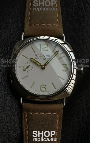 Panerai Super Clone Radiomir PAM1384 Swiss Replica Watch - 45MM White Dial 