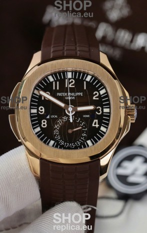 Patek Philippe Super Clone Aquanaut 5164R Rose Gold Swiss Replica Watch
