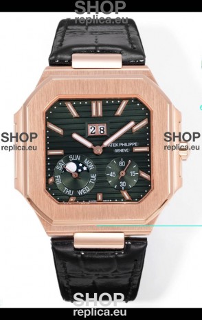 Patek Philippe Cubitus 5822 Rose Gold Casing Brown Dial Swiss Replica Watch