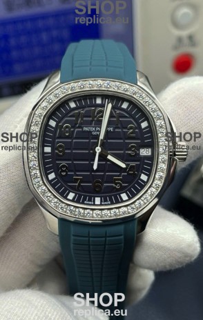 Patek Philippe Complications 5524G Calatrava Travel Time Off-Green Dial Replica Watch 