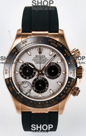 Rolex Daytona Super Clone 116518 Rose Gold Meteorite Dial Original Cal.4130 Movement