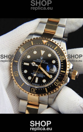 Rolex Sea Dweller Japanese Movement Replica Watch Two Tone Casing 43MM