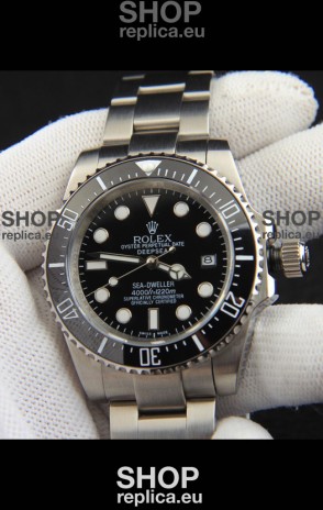 Rolex Sea Dweller Japanese Movement Replica Watch Black Dial 44MM