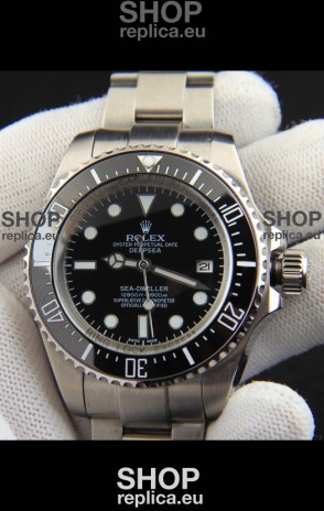 Rolex Sea Dweller Japanese Movement Replica Watch Black Dial 44MM