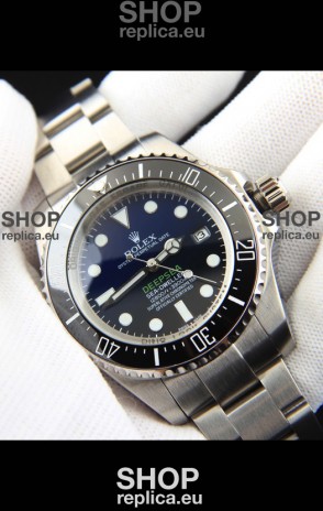 Rolex Sea Dweller Japanese Movement Replica Watch Black/Blue Dial 44MM