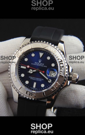 Rolex Yachtmaster Stainless Steel Japanese Replica Watch - 40MM Blue Dial