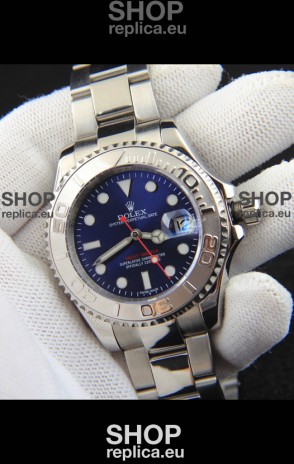 Rolex Yachtmaster Stainless Steel Japanese Replica Watch - 40MM - Blue Dial 