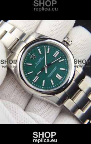 Rolex Oyster Perpetual Japanese Movement Replica Watch 36MM - Green Dial