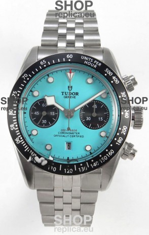 Tudor Super Clone Black Bay Chronograph Watch in Light Blue Dial
