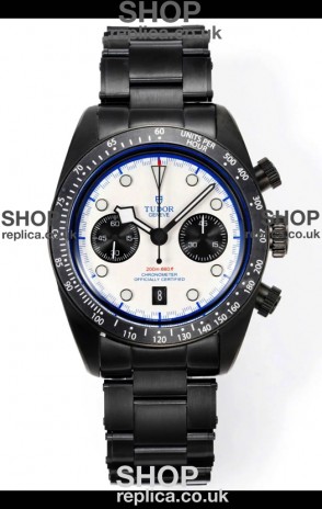 Tudor Heritage Black Bay Chrono White Dial Super Clone Watch 41MM