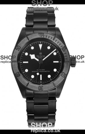 Tudor Black Bay PVD Case Black Dial Swiss Replica Watch 