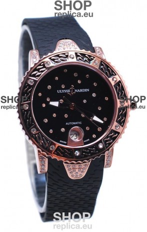Ulysse Nardin Diver Starry Night Pink Gold Watch