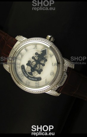 Ulysse Nardin Dual Escapement Japanese Watch in White Dial