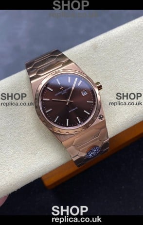 Vacheron Constantin Historiques 222 Rose Gold Brown Dial Super Clone Watch 