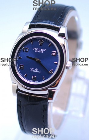 Rolex Cellini Cestello Ladies Swiss Watch All Blue