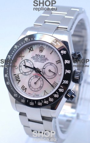 Rolex Project X Daytona Limited Edition Series II Cosmograph MonoBloc Cerachrom Swiss Watch in Pink Pearl Dial