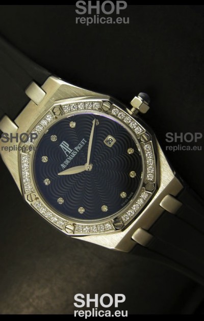 Audemars Piguet Royal Oak Ladies Quartz Replica Watch in Steel Case