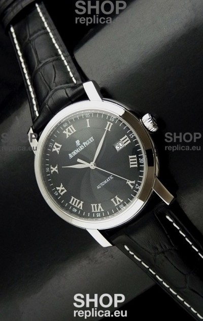 Audemars Piguet Jules Audemars Swiss Watch in Black Dial